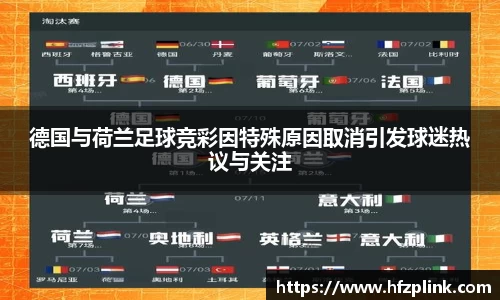 德国与荷兰足球竞彩因特殊原因取消引发球迷热议与关注